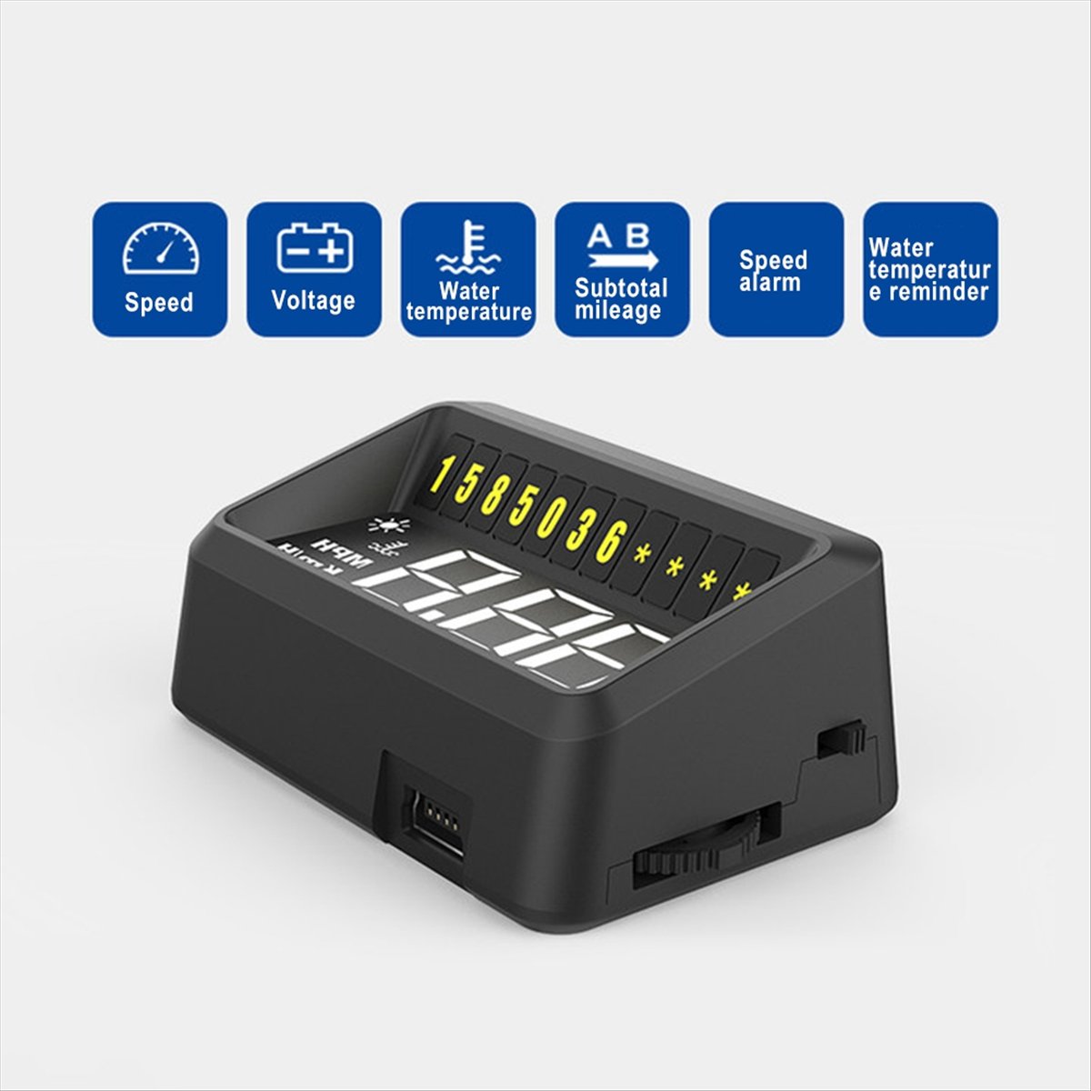 Obd2 Hud Speedometer Projector - 《Direct Usine》 Affichage Tête Haute (HUD)