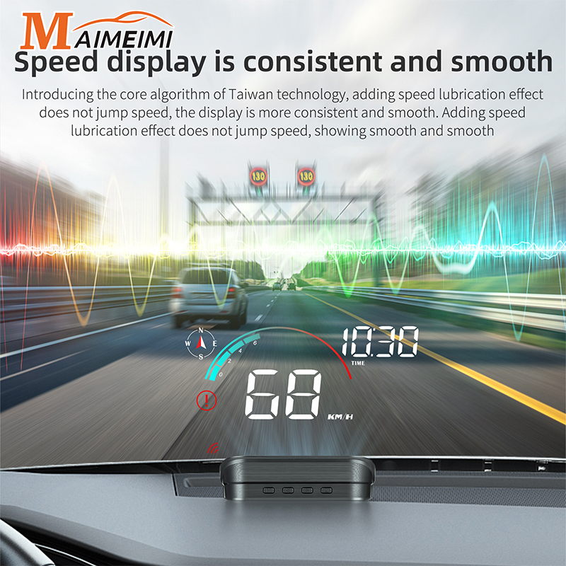Hud Speedometer Digital Universal - Affichage tête haute de voiture M22,