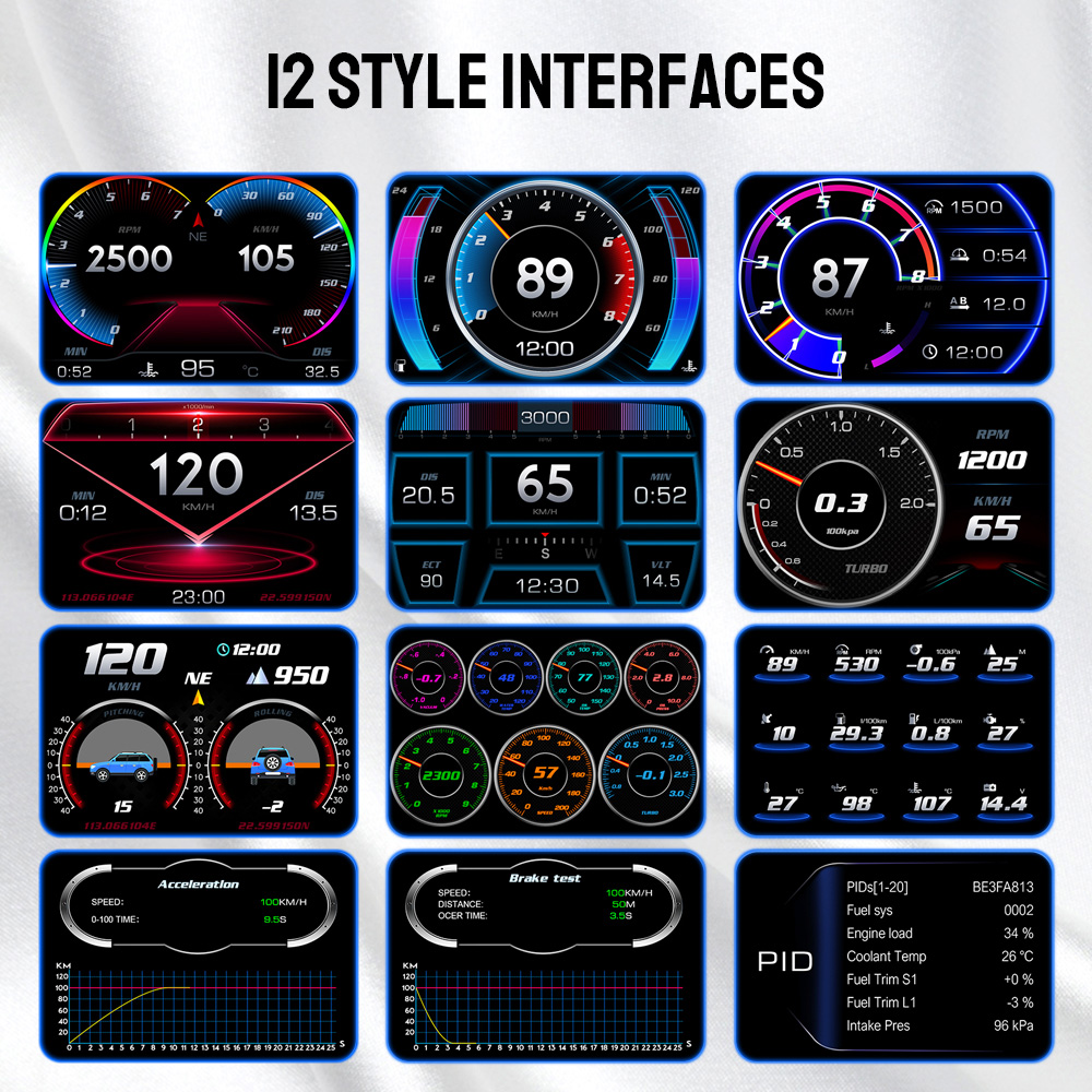 Affichage tête haute de voitur - Car Hud Head Up Display Gps avis et prix