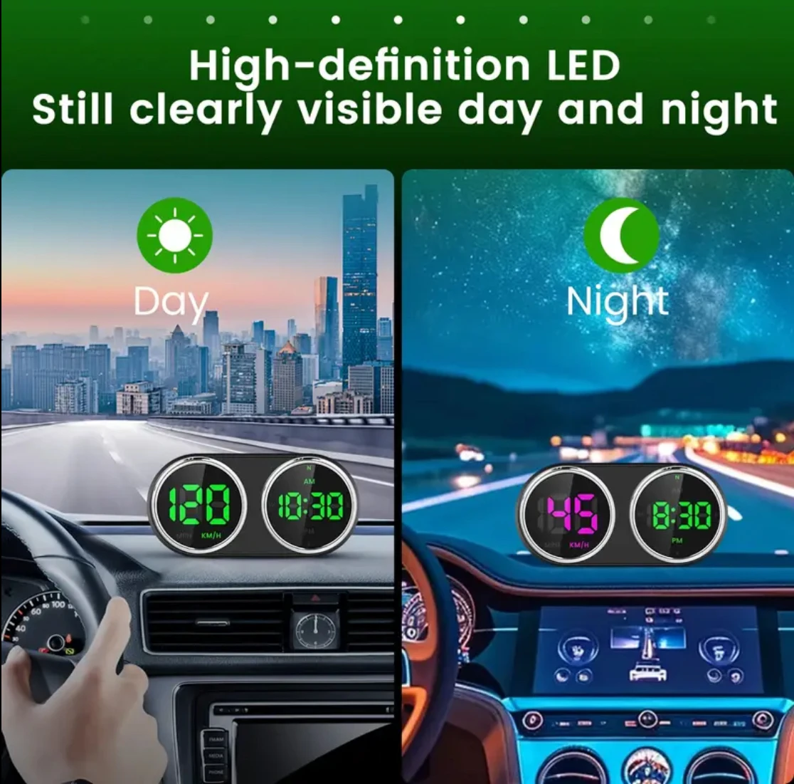 Horloges électroniques de moto - Car Heads Up Display Navigation avis et prix