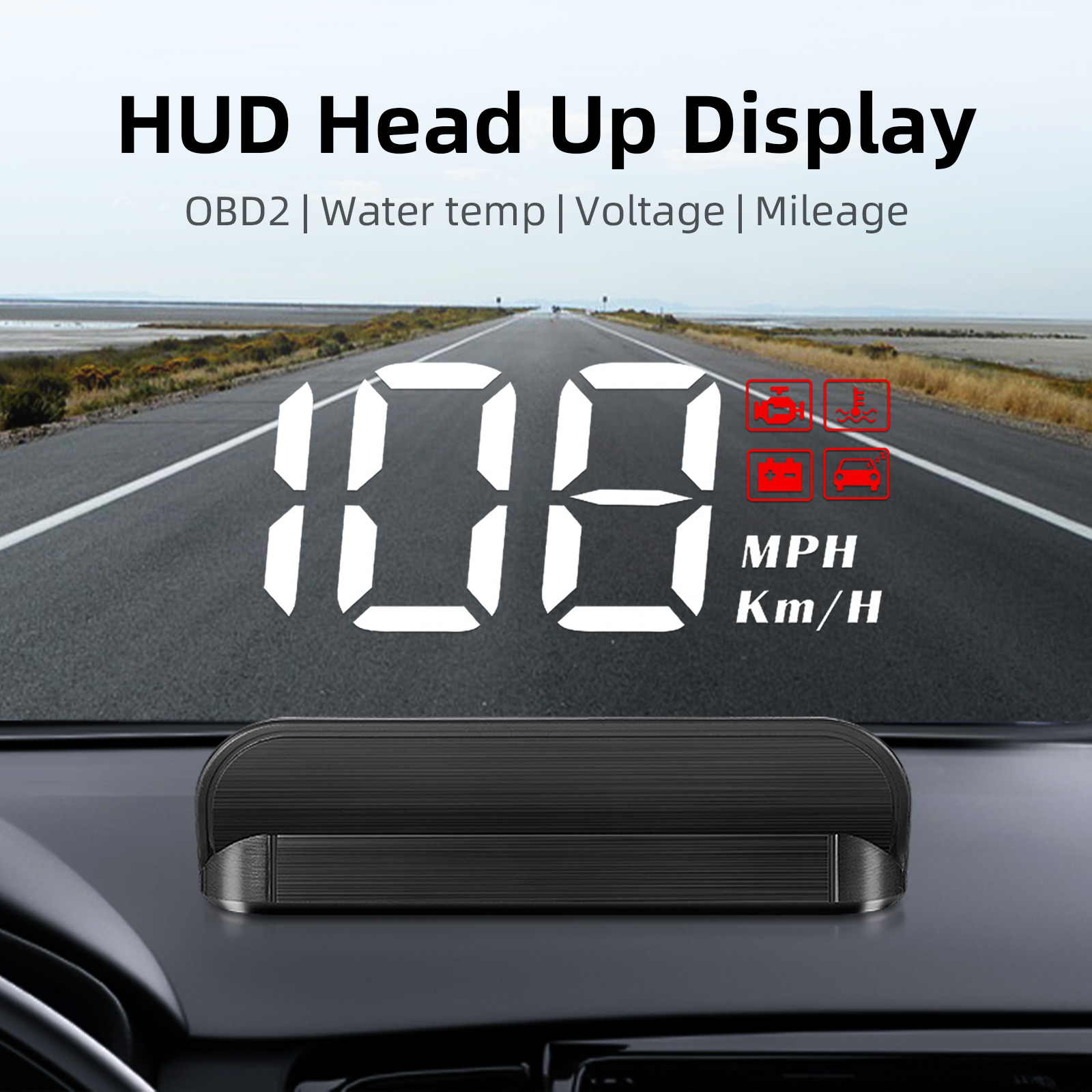 Compteur de vitesse numérique  - Obd2 Hud Speedometer Projector avis et prix