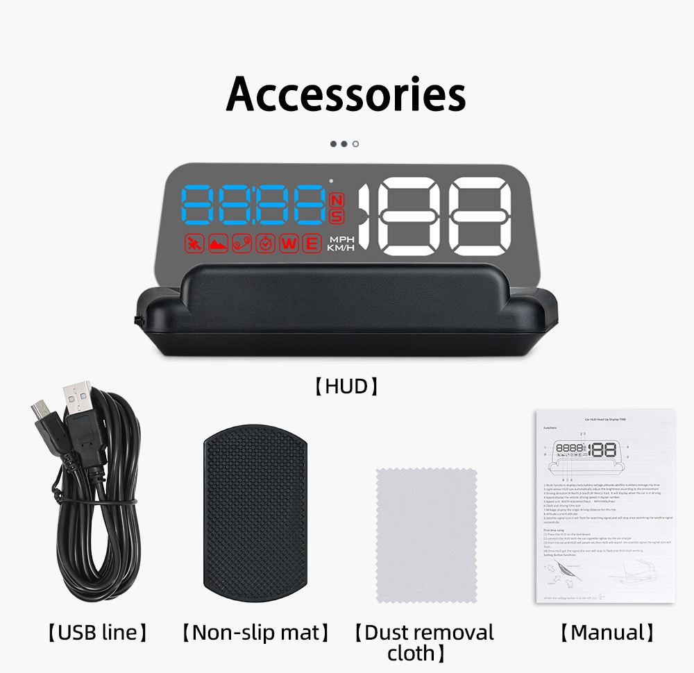 C500/T900, OBD/GPS HUD Afficha - Car Heads Up Display Navigation avis et prix