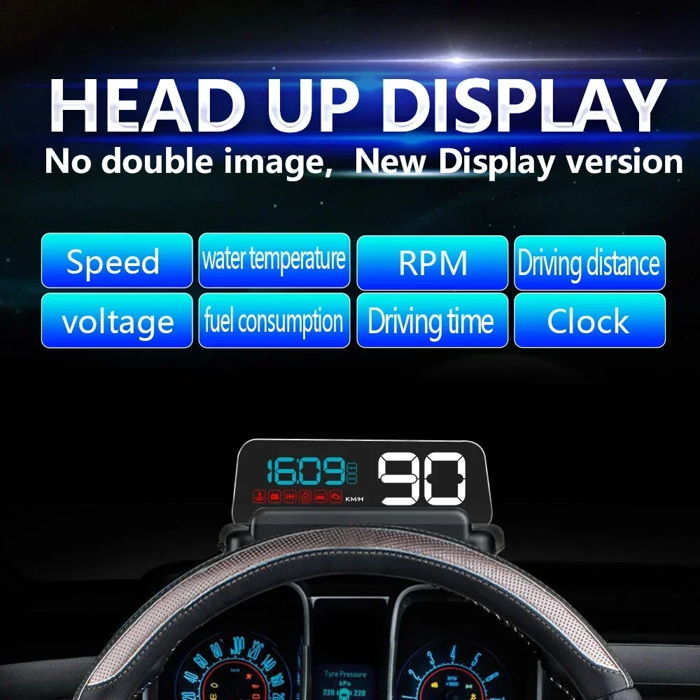 C500/T900, OBD/GPS HUD Afficha - Car Heads Up Display Navigation avis et prix