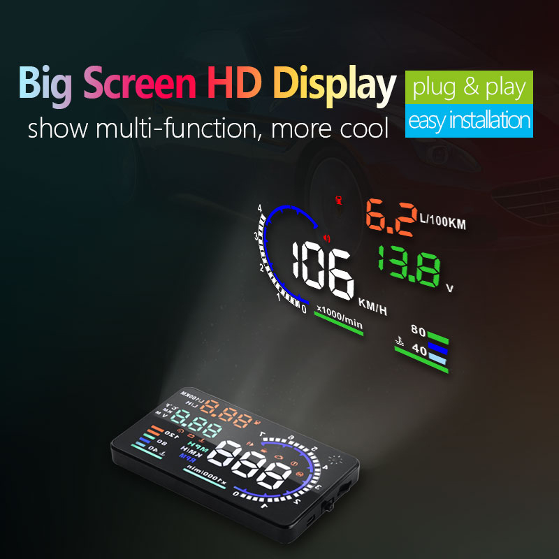OBD2 HUD affichage tête haute  - Obd2 Hud Speedometer Projector avis et prix