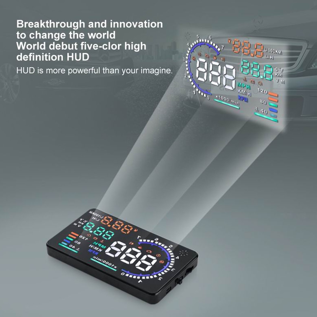 OBD2 HUD affichage tête haute  - Obd2 Hud Speedometer Projector avis et prix