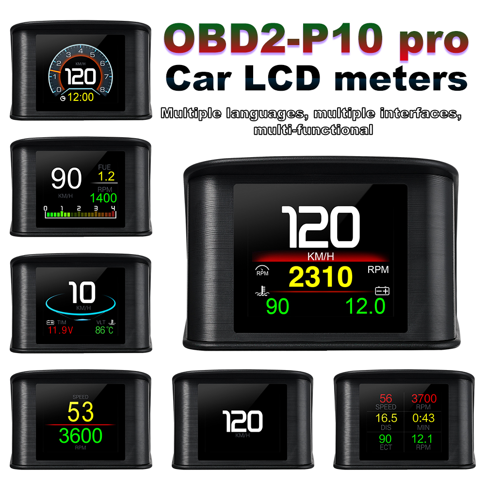 Afficheur tête haute numérique - Obd2 Hud Speedometer Projector avis et prix