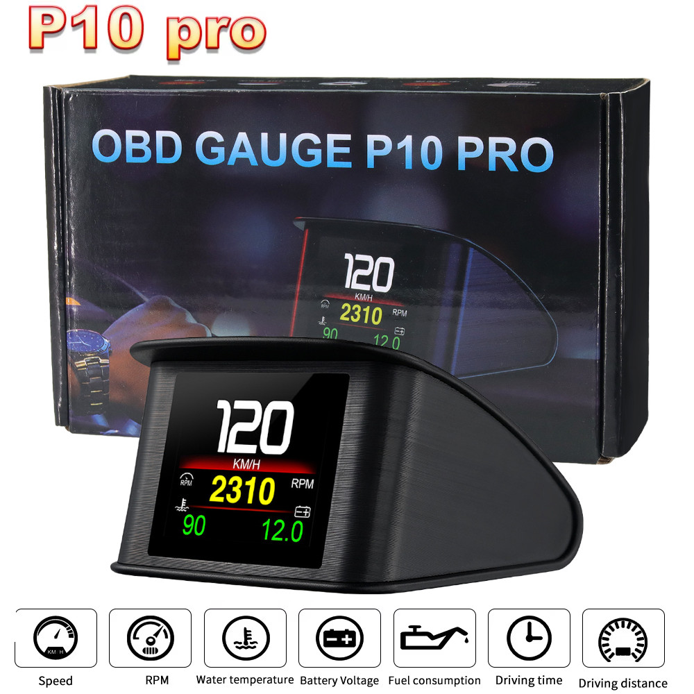 Afficheur tête haute numérique - Obd2 Hud Speedometer Projector avis et prix