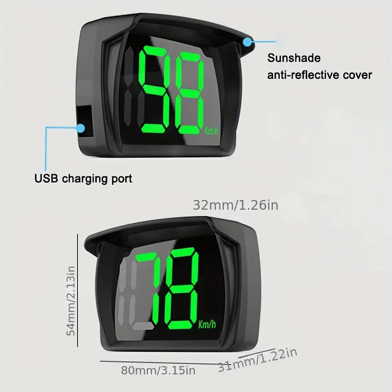 Compteur de vitesse GPS numéri - Car Hud Head Up Display Gps avis et prix